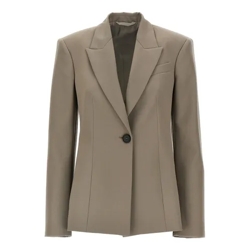 Single-Breasted Wool Blazer - The Attico - Modalova
