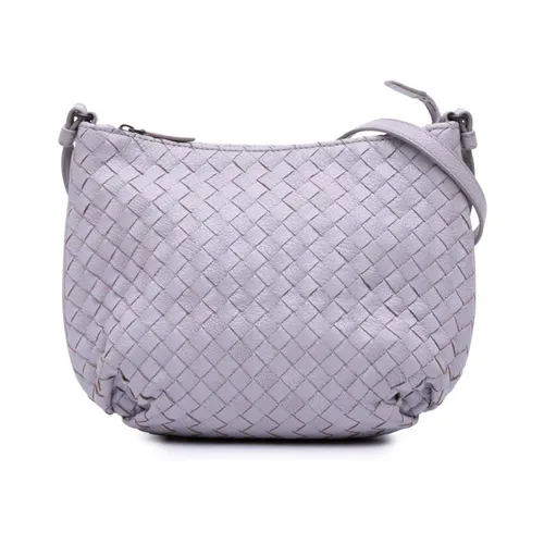 Pre-owned Woven Leather Shoulder Bag - Bottega Veneta Vintage - Modalova