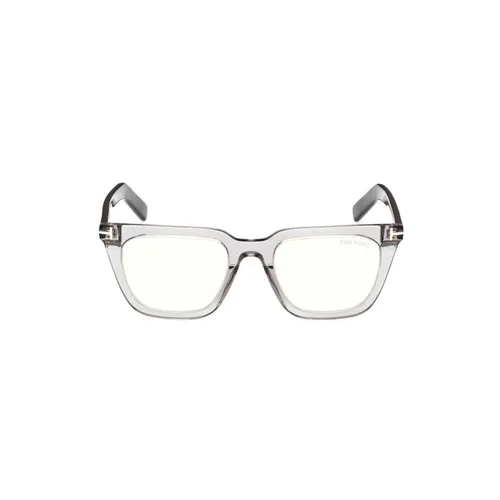 Grey Striped Eyewear Frames - Tom Ford - Modalova