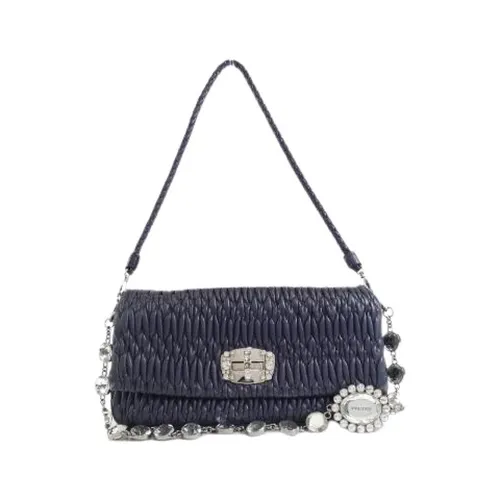 Pre-owned Leather Shoulder Bag - Miu Miu Pre-owned - Modalova