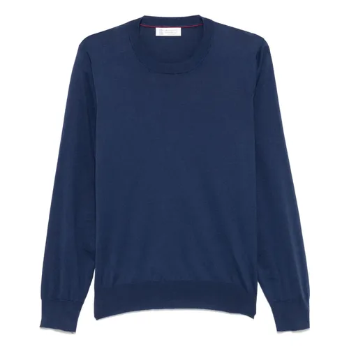 Galaxy Crew Neck Sweater - Brunello Cucinelli - Modalova