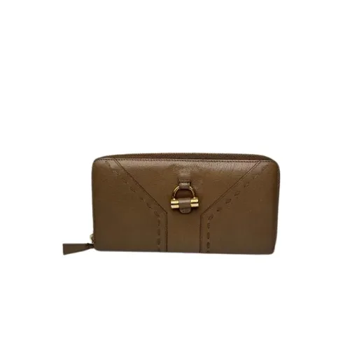Pre-owned Leather Wallet - Yves Saint Laurent Vintage - Modalova
