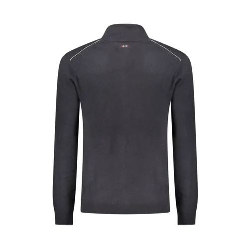 Black Wool Men Sweater - Napapijri - Modalova