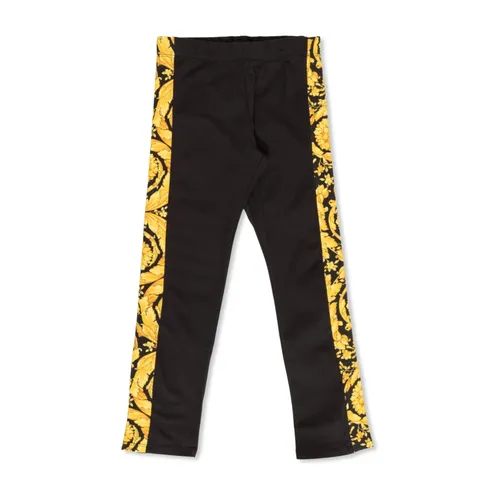 Cotton leggings - Versace - Modalova