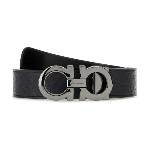 Gancio Reversible Leather Belt - Ferragamo - Modalova