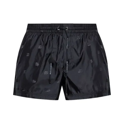 Boxer mare con logo - Dolce & Gabbana - Modalova