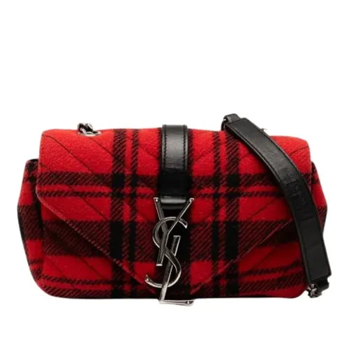 Pre-owned Wool Crossbody Bag - Yves Saint Laurent Vintage - Modalova