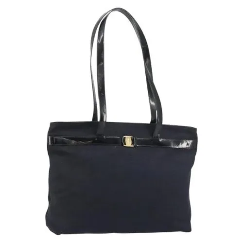 Pre-owned Canvas Tote Bag - Salvatore Ferragamo Pre-owned - Modalova