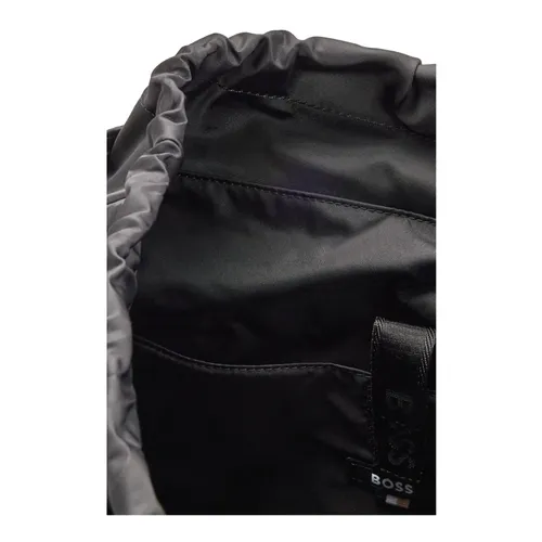 Icon Backpack with Monogram in Black - Hugo - Modalova