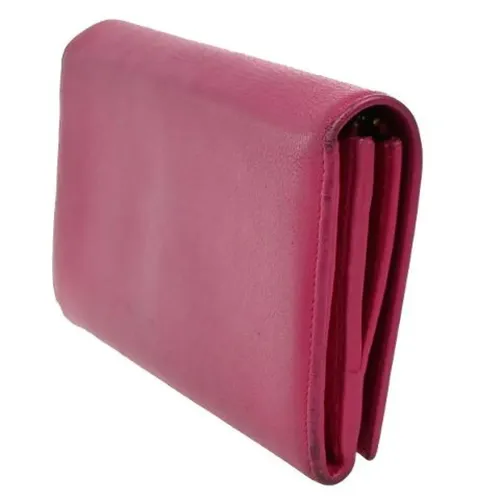 Pre-owned Leather Wallet - Saint Laurent Vintage - Modalova