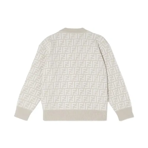 Logo Pattern Sweater - Fendi - Modalova