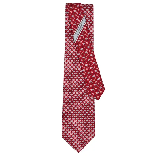 Silk Tie - Ferragamo - Modalova