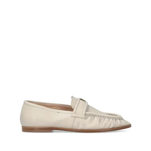 Beige Leather Loafers - Casual Style - Pinko - Modalova