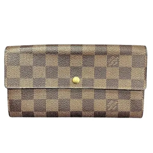 Pre-owned Vintage Canvas Wallet - Louis Vuitton Vintage - Modalova