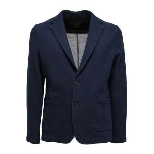 Slim Melange Cotton Knitted Jacket - Tonello - Modalova