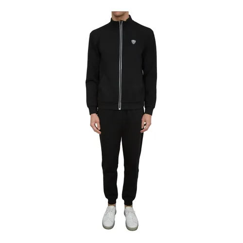 Black Tracksuit Set for Men - Emporio Armani EA7 - Modalova