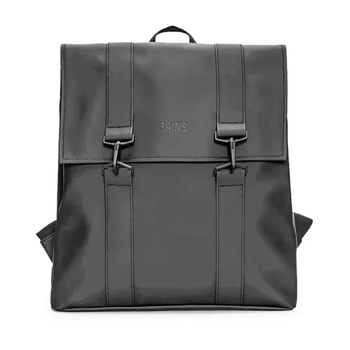 Black Minimalist Backpack - Rains - Modalova