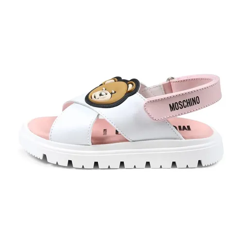Cross-strap Platform Sandal - Moschino - Modalova