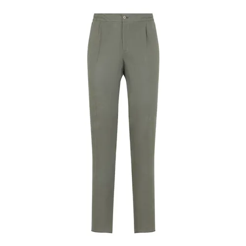 Pleated Trousers - Kiton - Modalova