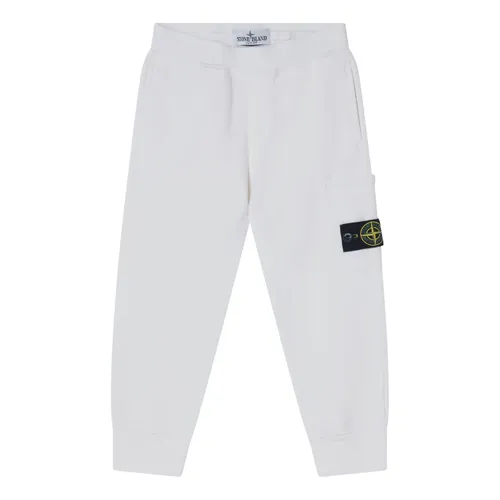 White Jogging Trousers - Stone Island - Modalova
