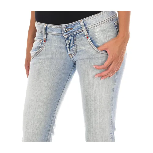 Skinny Jeans with Beaded Details - MET - Modalova