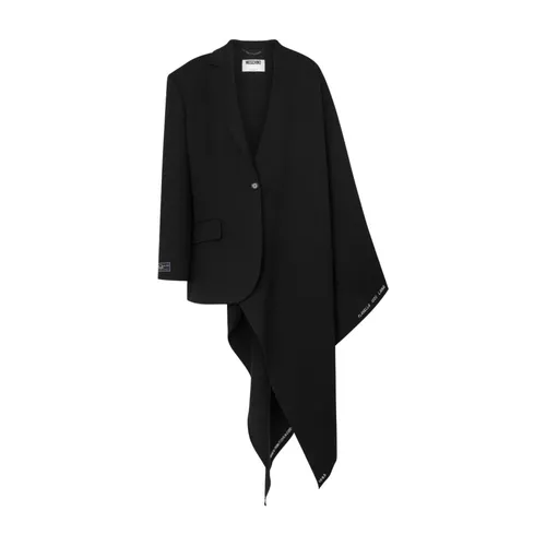 Wool Flannel Jacket - Moschino - Modalova