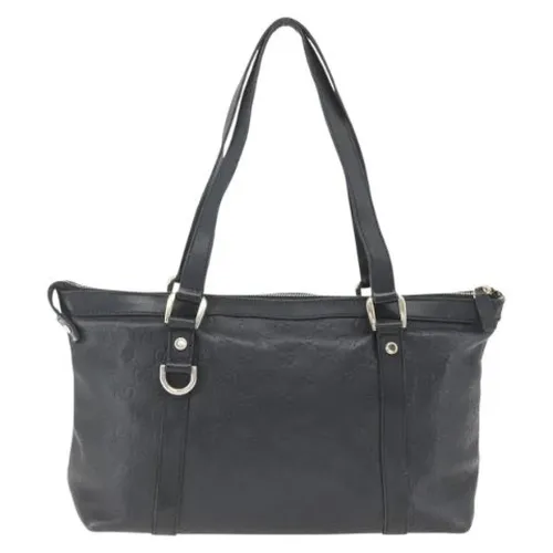 Pre-owned Canvas Tote - Gucci Vintage - Modalova