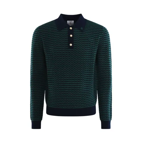 Mini Wave Polo in Green - Casablanca - Modalova