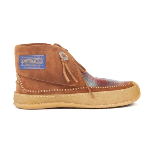 Brown Leather Boat Shoes - Maison Margiela - Modalova