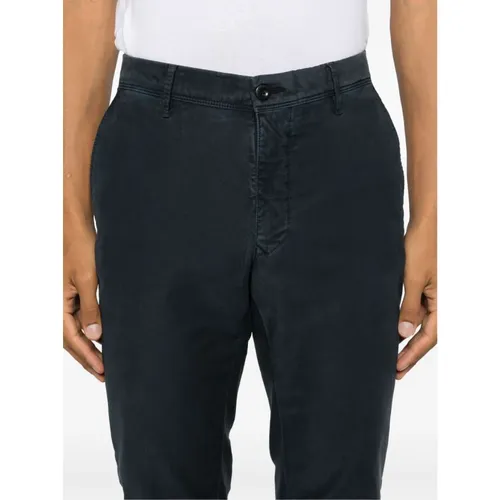 Cotton Blend Trousers - Incotex - Modalova