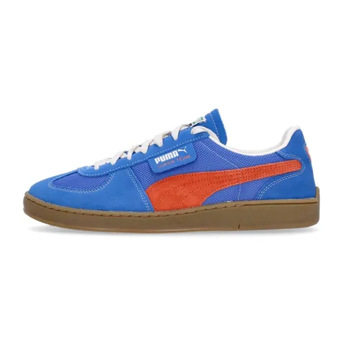 Blue/Orange Suede Low Shoe - Puma - Modalova