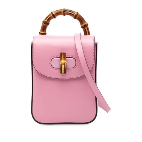 Pre-owned Leather Mini Bag - Gucci Vintage - Modalova