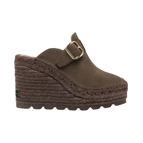 Gaia Suede Clogs - Stella McCartney - Modalova