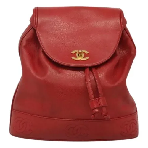 Pre-owned Leather Backpack - Chanel Vintage - Modalova