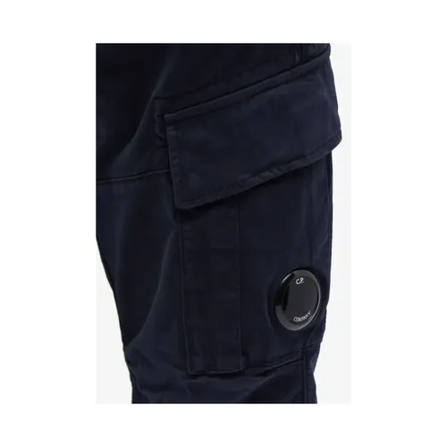 Cargo Pants Stretch Sateen Lens Total Eclipse - C.p. Company - Modalova