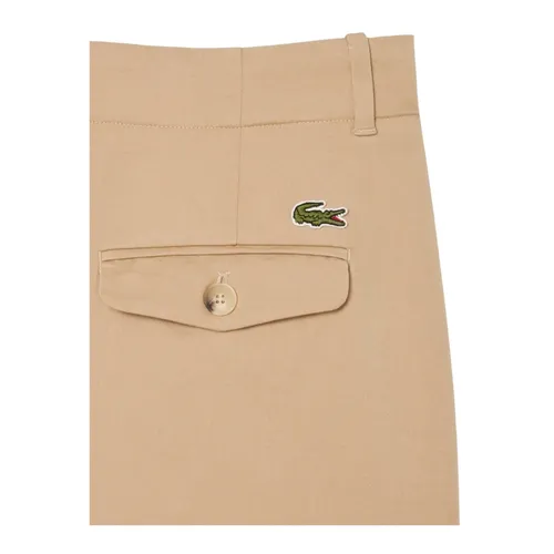 Wide Leg Stretch Pants - Lacoste - Modalova