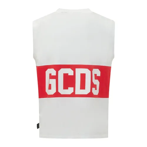 Band Logo Sleeveless T-shirt - GCDS - Modalova