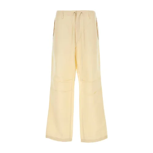 Linen blend wide-leg pant - Auralee - Modalova