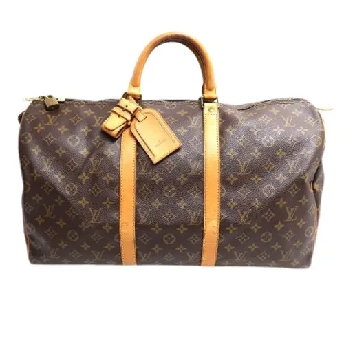 Pre-owned Canvas Weekend Bag - Louis Vuitton Vintage - Modalova