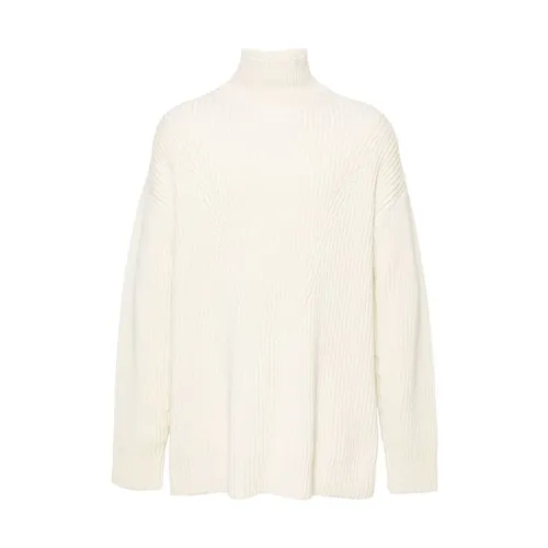 Eggshell White Chunky Knit Sweater - Jil Sander - Modalova