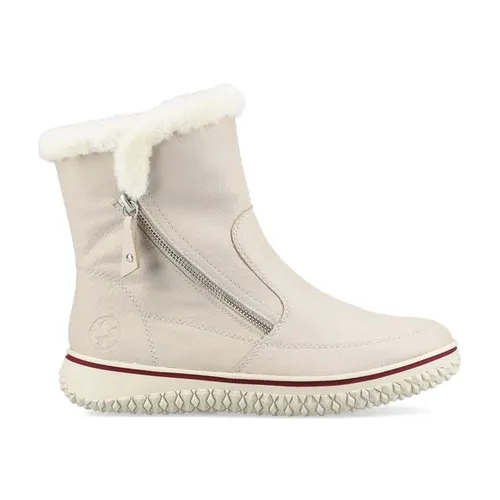 Beige Winter Ankle Boots - Rieker - Modalova