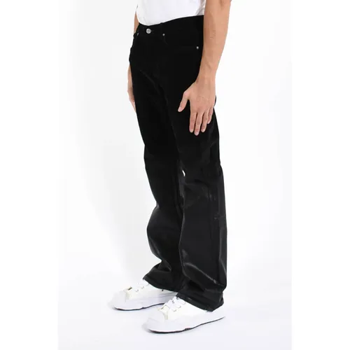 Flare Flock Dipped Jeans - Purple Brand - Modalova
