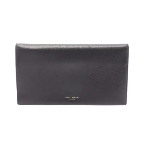 Pre-owned Leather wallets - Yves Saint Laurent Vintage - Modalova