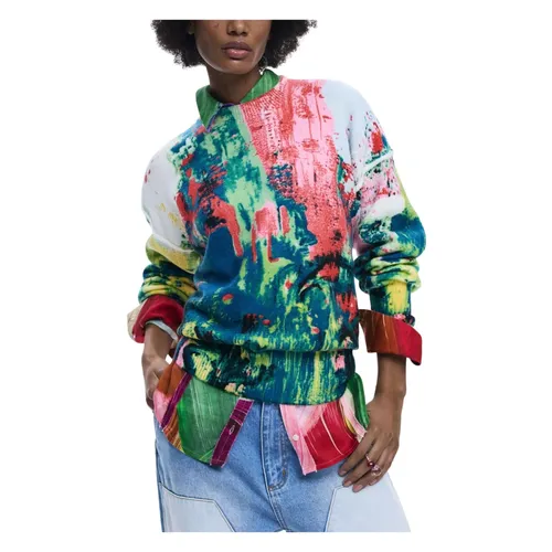Arty Printed Sweater - Desigual - Modalova