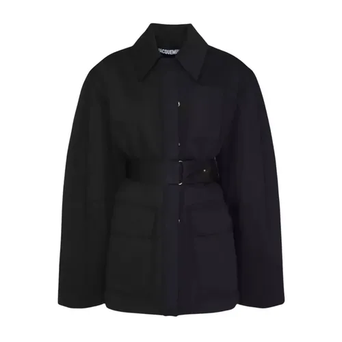 Black Oversized Jacket Le Blouson Bari - Jacquemus - Modalova