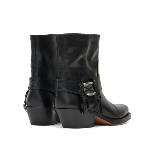 Gaucho Cuban Heel Leather Boots - Isabel Marant - Modalova