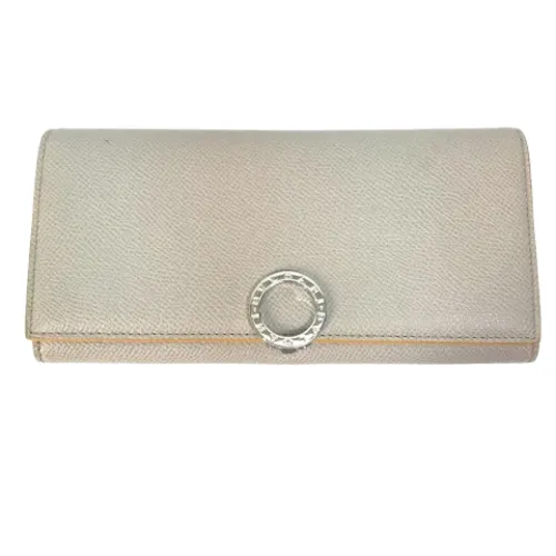 Pre-owned Leather wallets - Bvlgari Vintage - Modalova