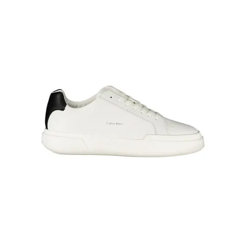 White Leather Men Sneaker - Calvin Klein - Modalova