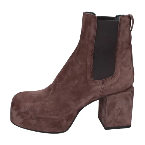 Suede Ankle Boots - Moma - Modalova