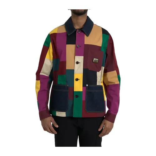 Patchwork Denim Jacket - Dolce & Gabbana - Modalova